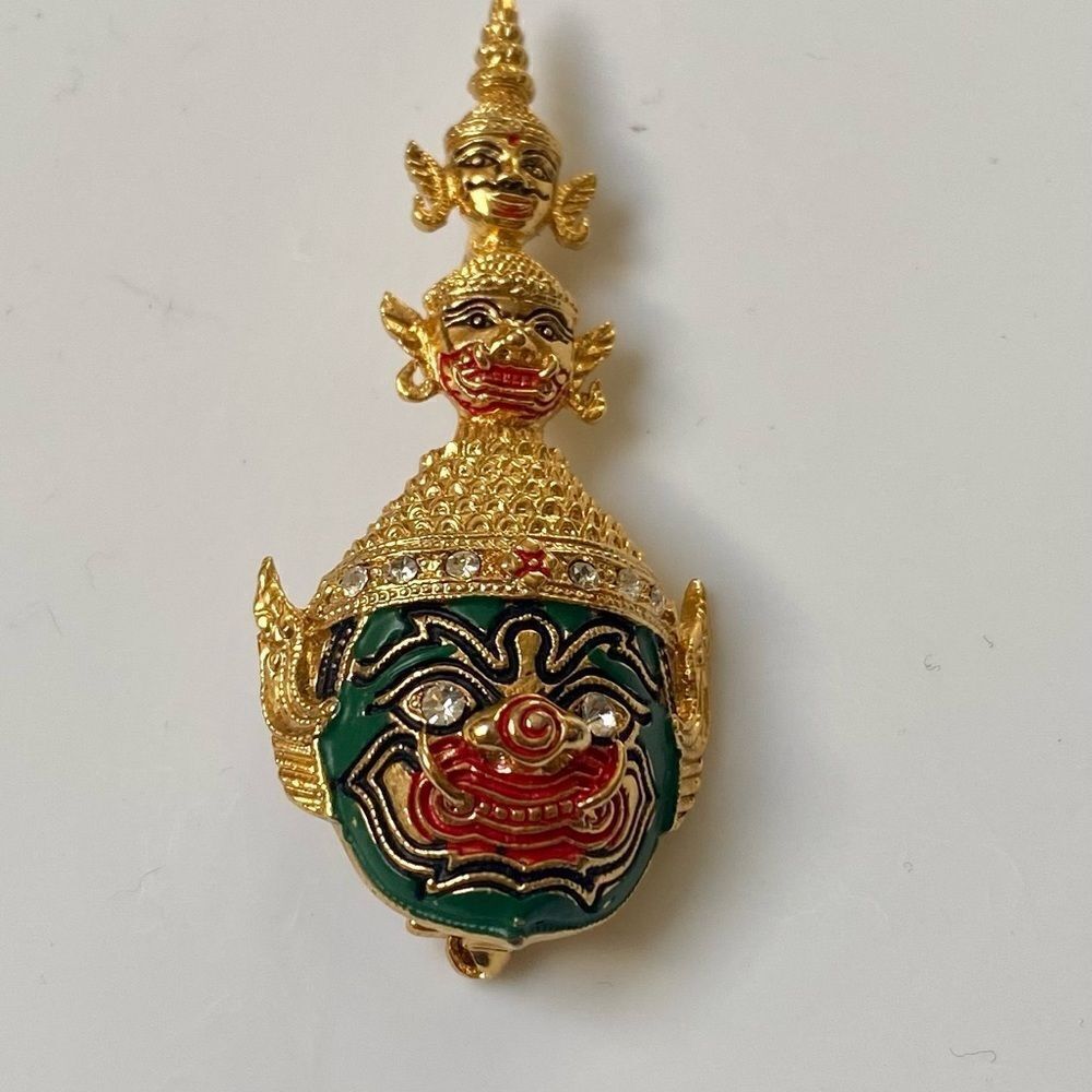 𝅺THANI Khon Mask Brooch